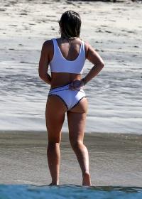 Hilary Duff – At A Beach In Costa Rica