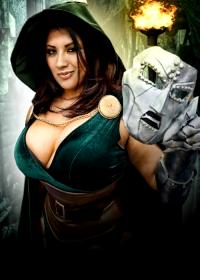 Ivy Doomkitty Cosplay As Dr. Doom