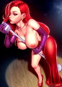 Jessica Rabbit singing her tits out