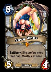 sex game card Snow White