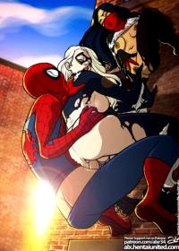 Spider-Man – Fuckit – Spider-Man, Domino Mask, Felicia Hardy